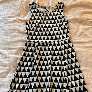 Patterned mini dress